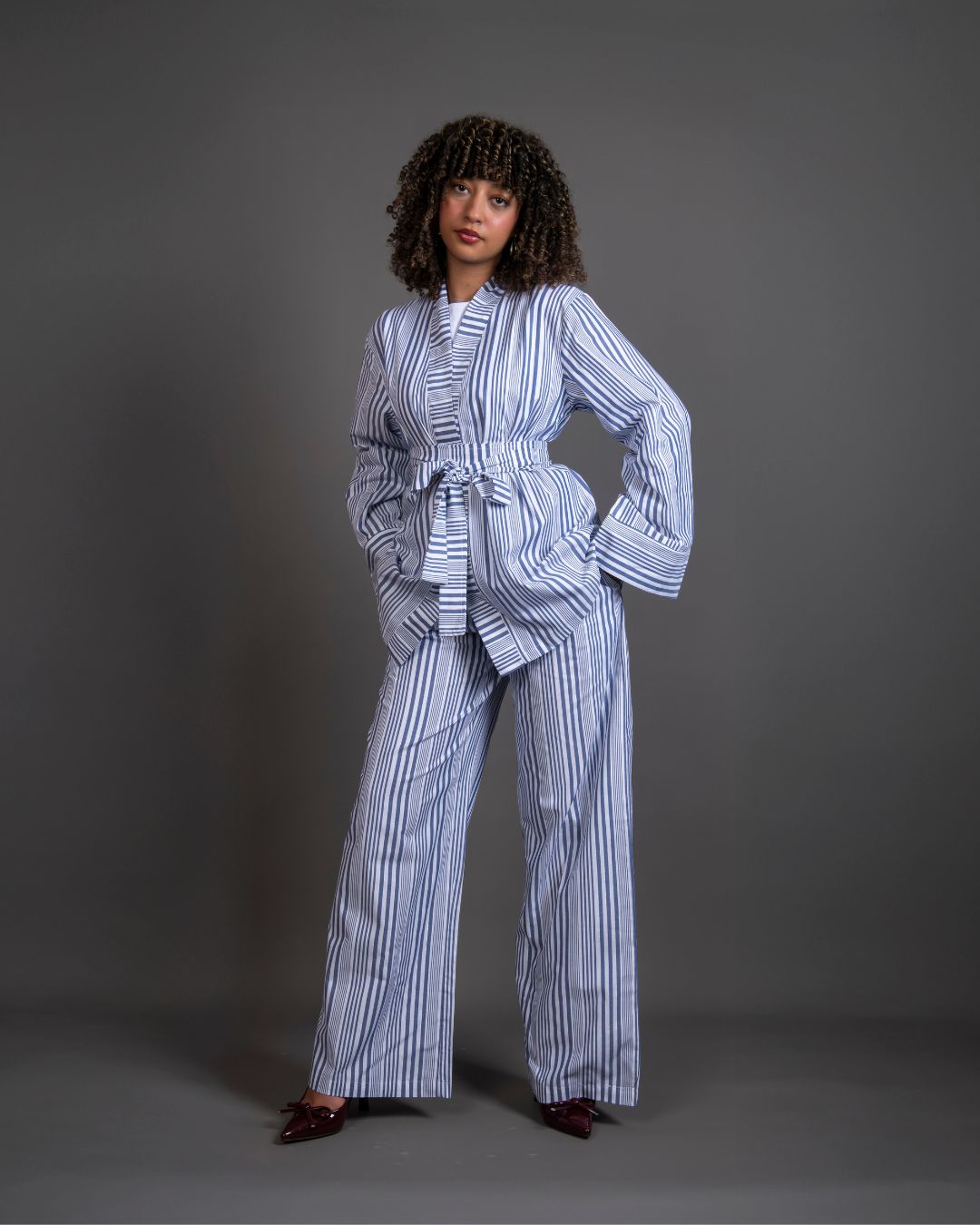 JAPAN (ensemble pantalon et kimono)