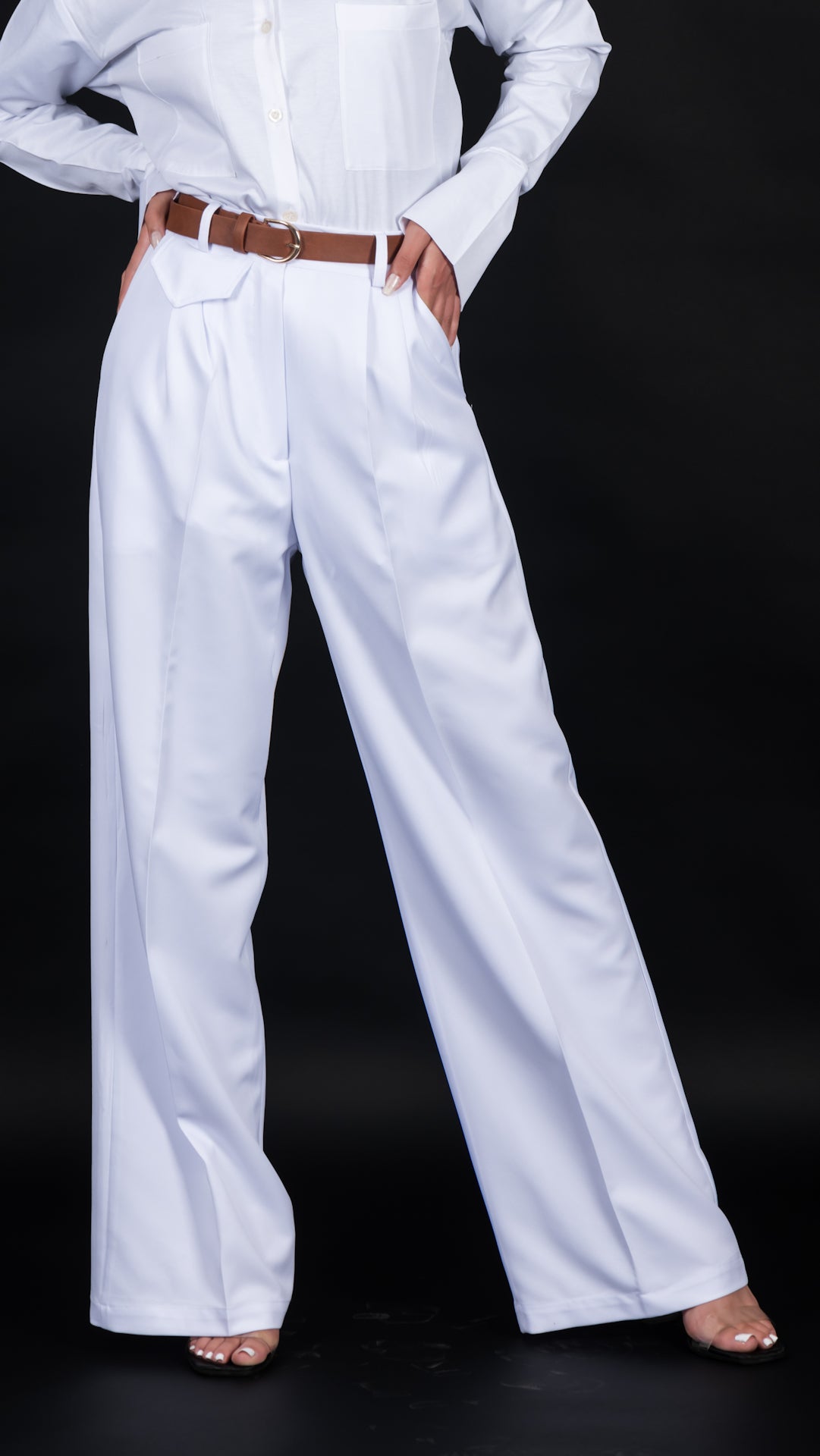 pantalon classique taille haute