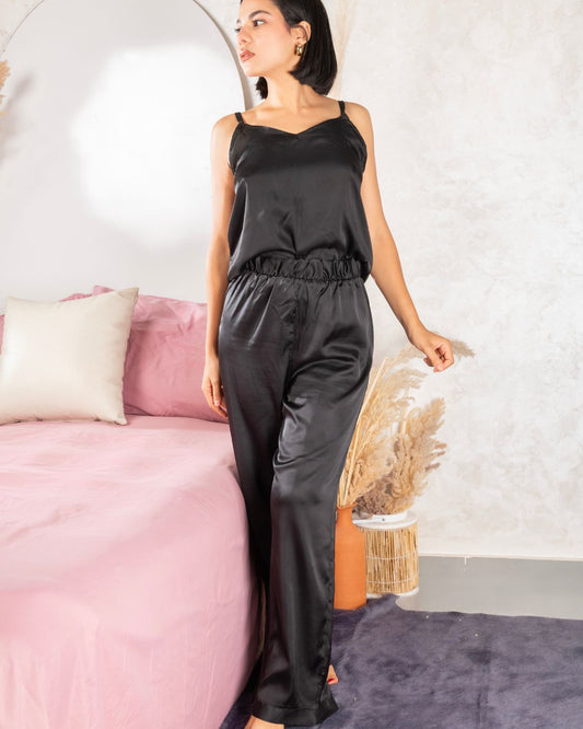 Ensemble de pyjama 2 pièces en satin