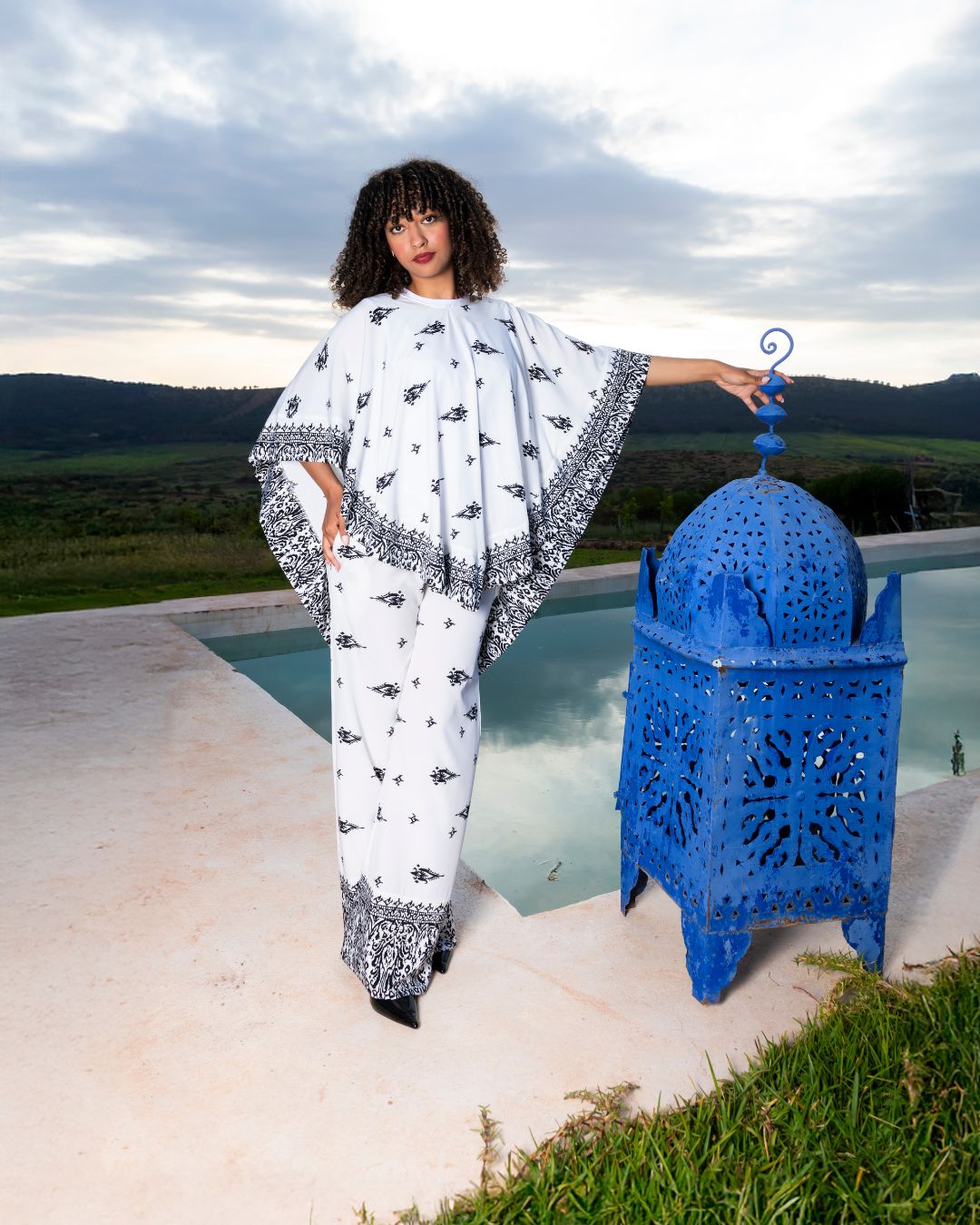ensemble cape et pantalon