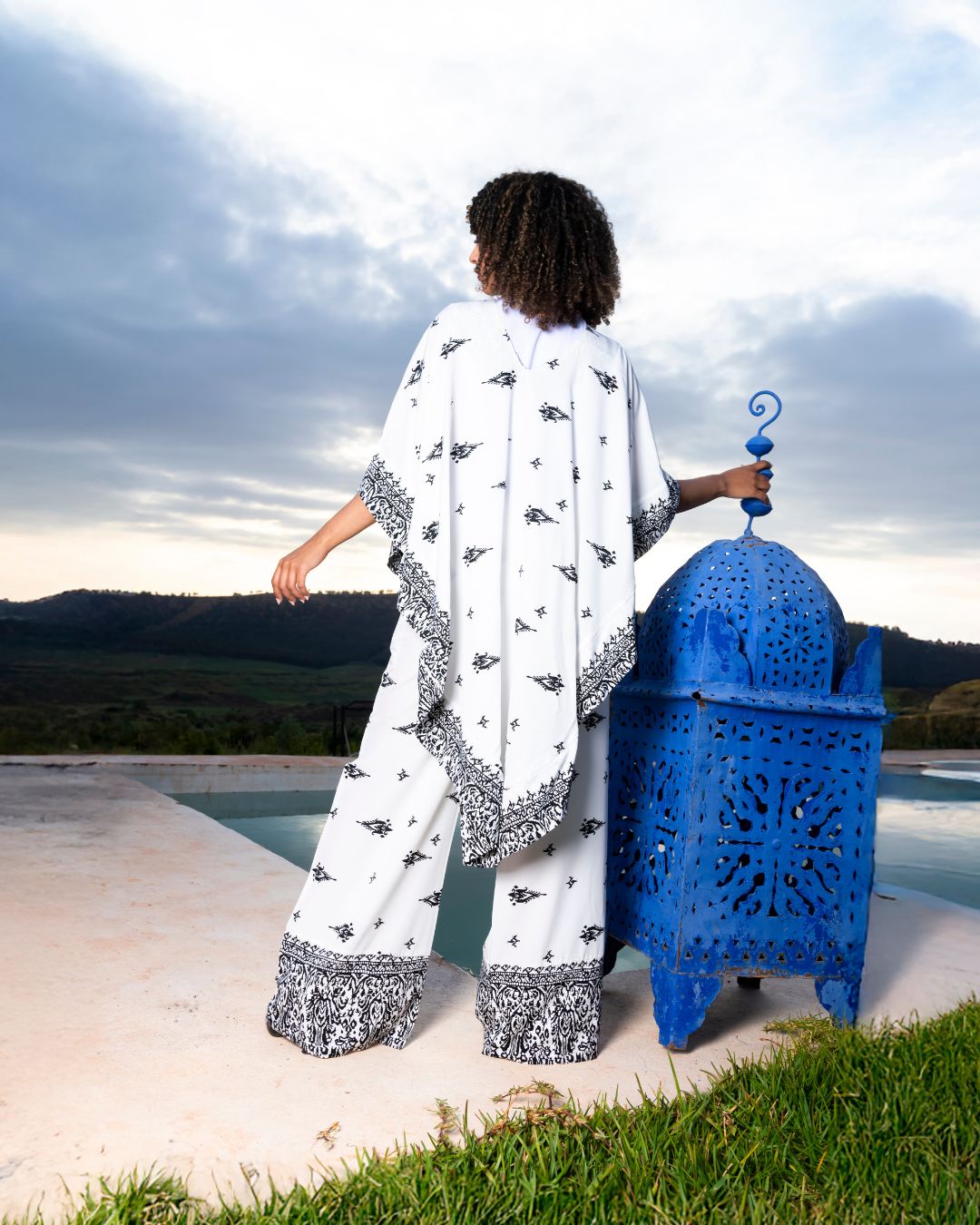 ensemble cape et pantalon