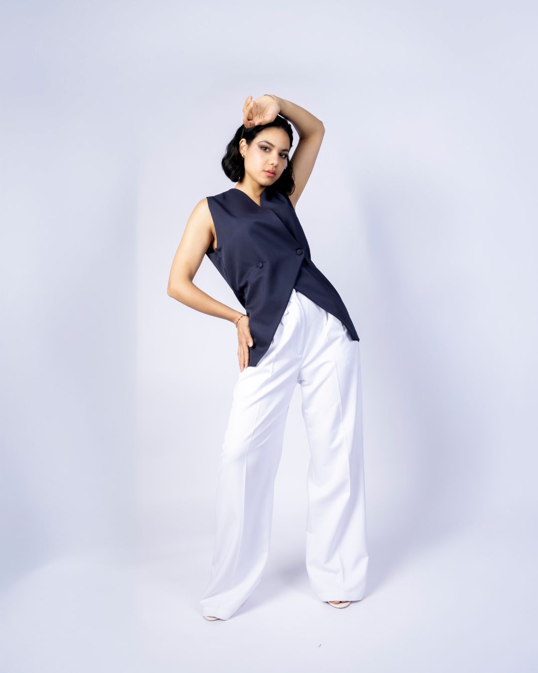 gilet asymétrique