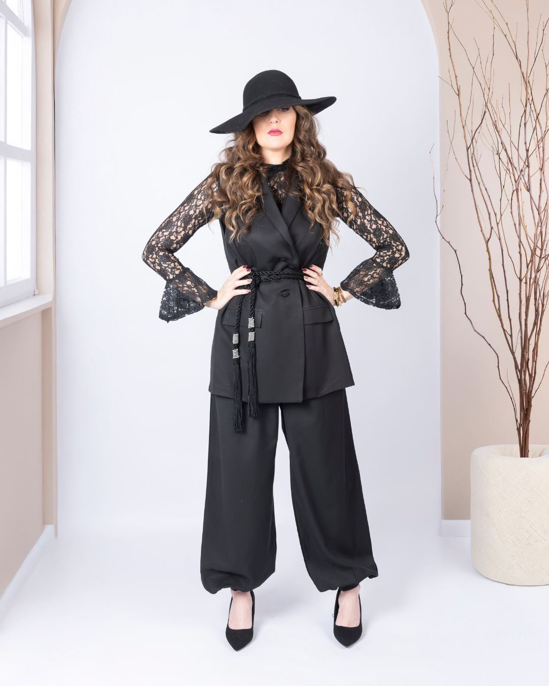 tailleur pantalon et gilet
