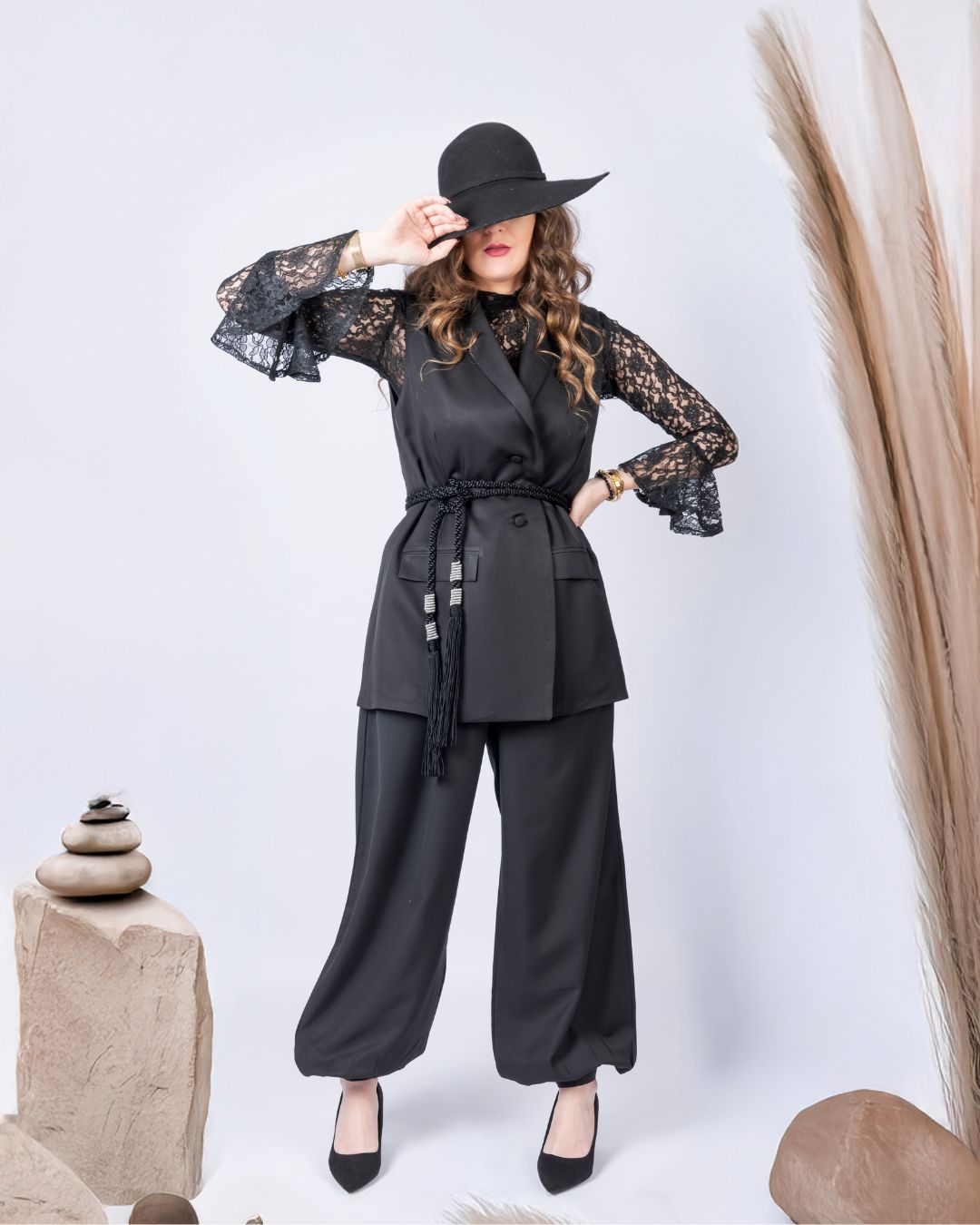 tailleur pantalon et gilet