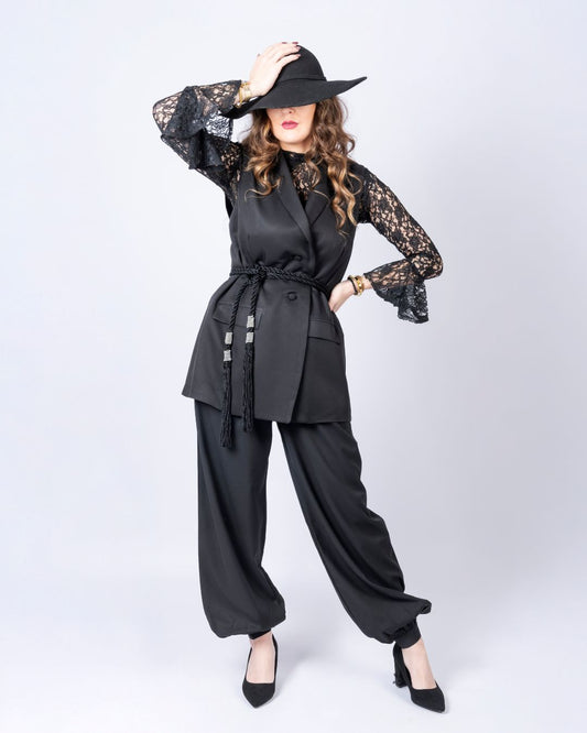 tailleur pantalon et gilet