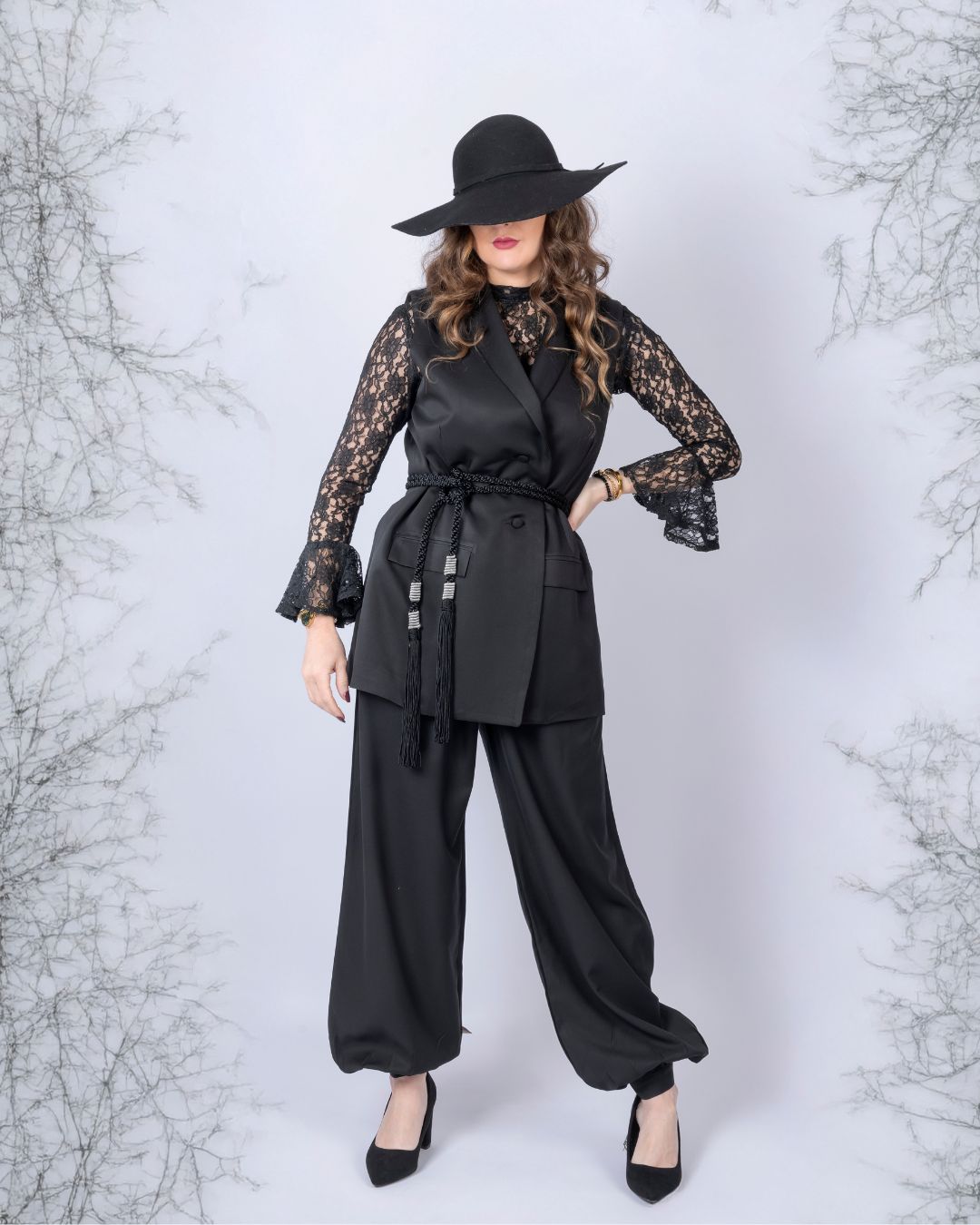 tailleur pantalon et gilet