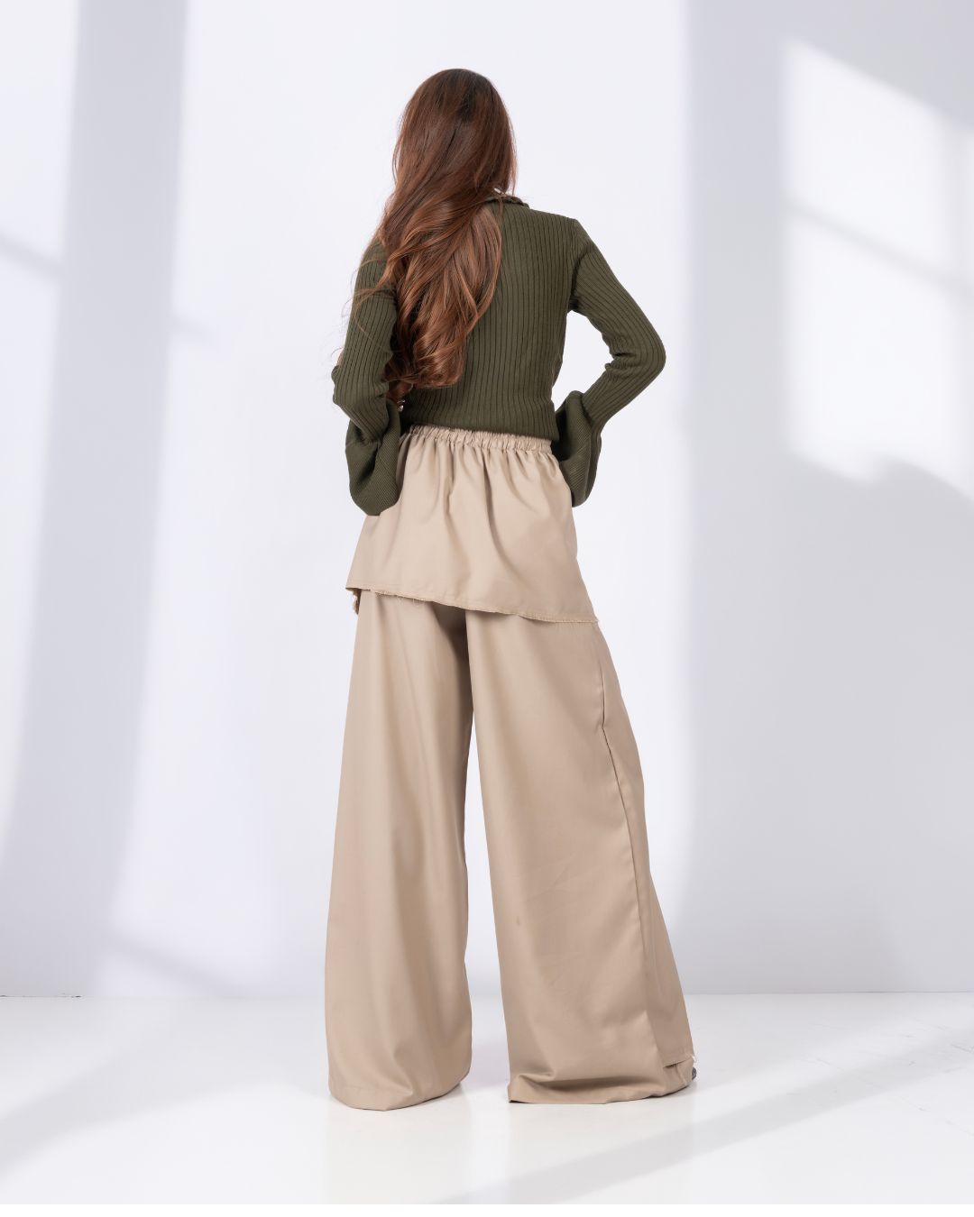 pantalon avec jupe intégrée