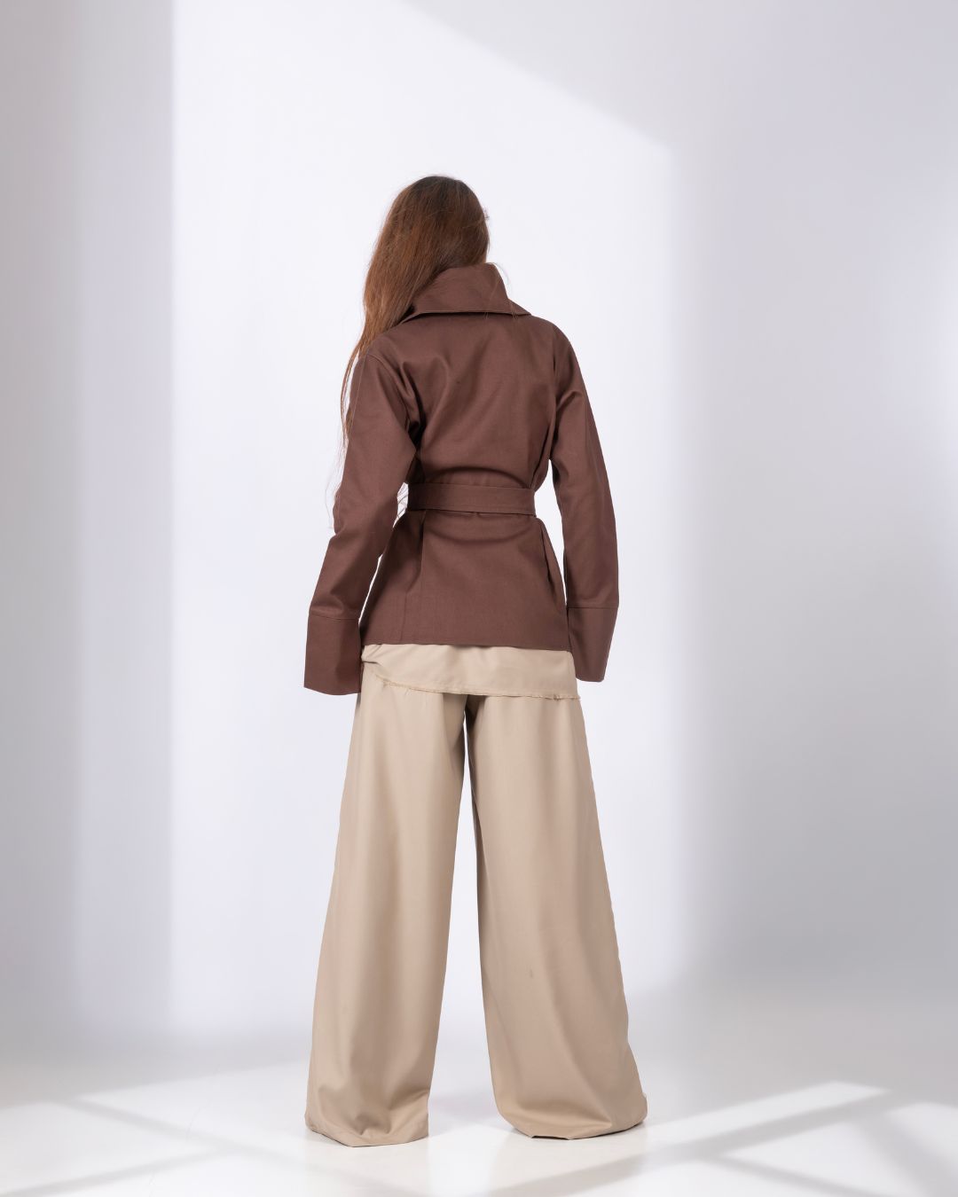 pantalon avec jupe intégrée