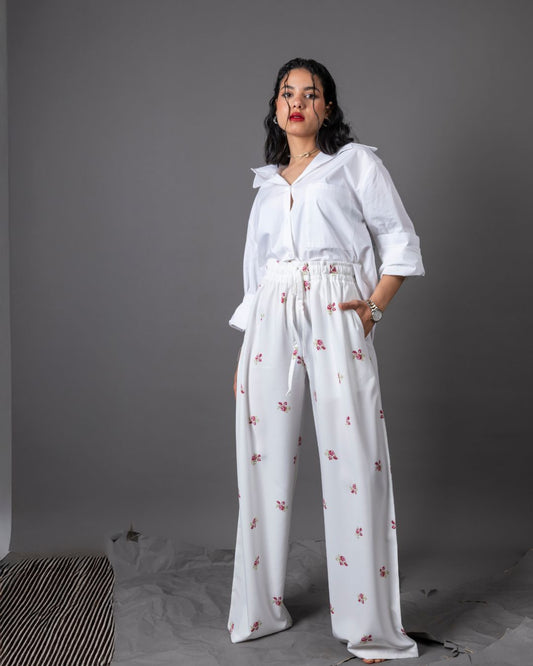 pantalon large fluide