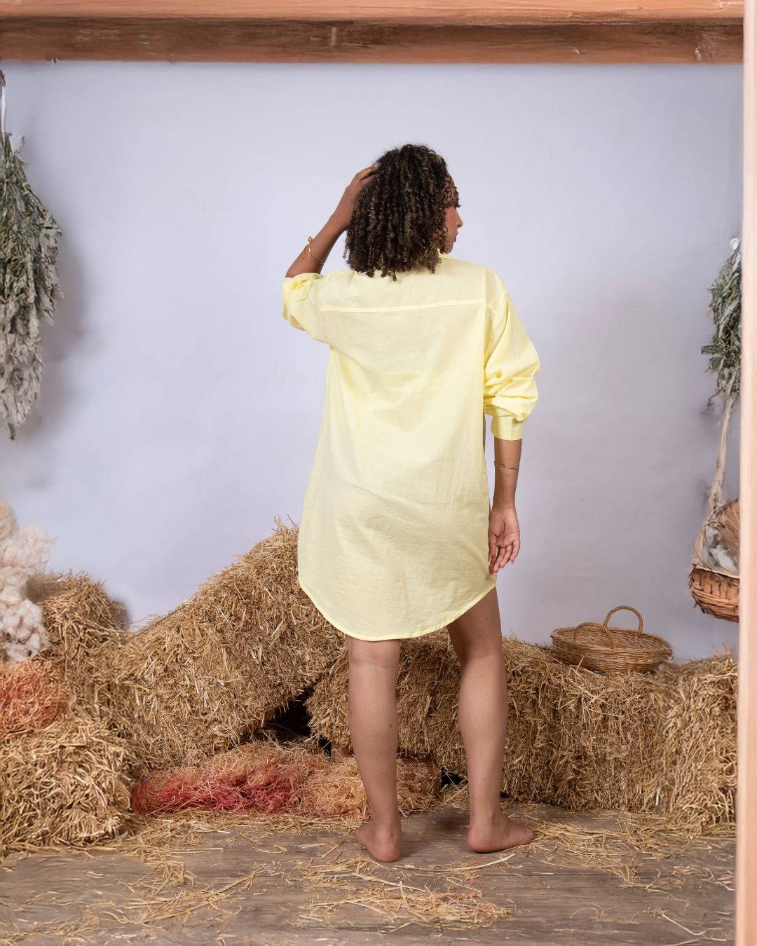 ROBE CHEMISE BOUTTONÉE