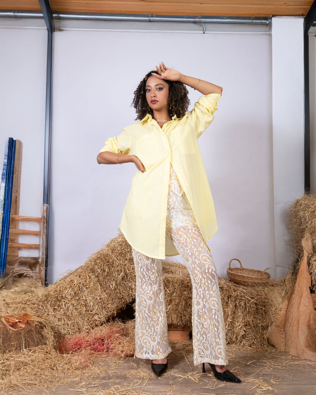 ROBE CHEMISE BOUTTONÉE