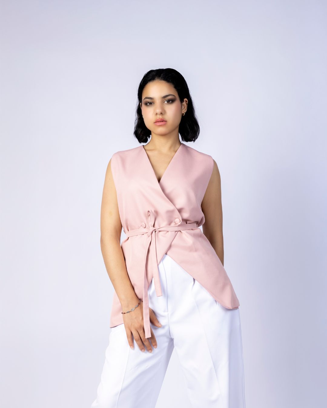 gilet asymétrique