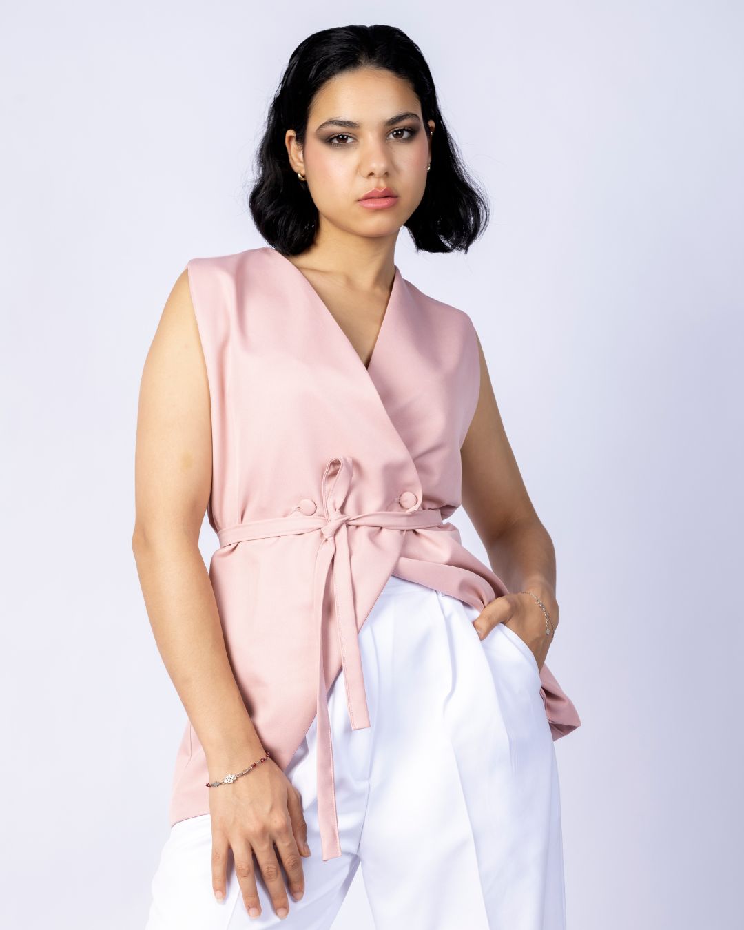 gilet asymétrique